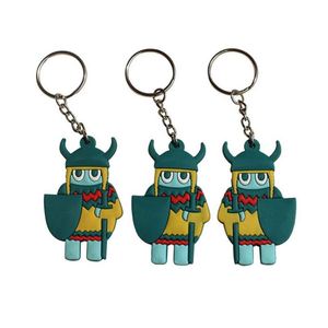 Custom 2D 3D PVC Soft Rubber Keychain <b>Cute</b> Cartoon Anime Silicone Keychains With Brand Logo Luggage Tag <b>Keyrings</b> - Product Image 3