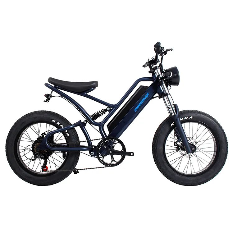 Fat pneu motocicleta elétrica 500w, bateria de 48v ebike 20 polegadas, cidade elétrica, bicicleta para adultos