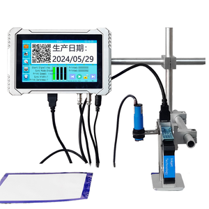 Impresora de inyección de tinta en línea automática para fecha y número de lote, máquina codificadora para impresora de inyección de tinta semiautomática en línea para fecha y número de lote - Product Image 1