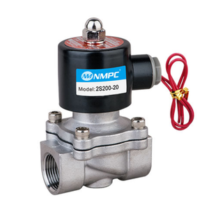 Dc24v Ac220v fort magnétisme 2 w normalement fermé 2/2 voies électrovanne en acier inoxydable Npt Bsp filetage vanne de commande de tuyau d'eau - Product Image 5