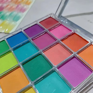 Disco de 16 colores con degradado arcoíris, polvo de mezcla degradado de alta saturación y larga duración, efecto degradado, uñas creativas - Product Image 6