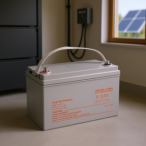 Batterie Vevor Deep Cycle 12V 75Ah, scellée, AGM, au plomb-acide, pour stockage d'énergie domestique, hors réseau, montage mural - Product Image 2