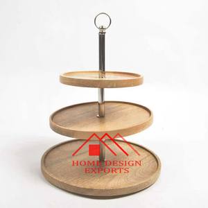 <b>Wood</b> Cake Stand Custom Size Copper <b>Bracket</b> Cake Display Dessert Stand Wedding Party customized design and <b>metal</b> - Product Image 6