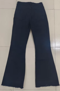 <span class=keywords><strong>Jeans</strong></span> <span class=keywords><strong>Slim</strong></span> Micro <span class=keywords><strong>Flare</strong></span> Strappati di Tendenza 2026, Pantaloni Lunghi Casual Comodi e alla Moda per Donna - Product Image 2