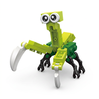 Ensemble de blocs de construction pour animaux de compagnie mignons, jouet de construction STEM, briques éducatives à monter soi-même, kit de modèle de bureau, cadeau d'anniversaire pour enfants