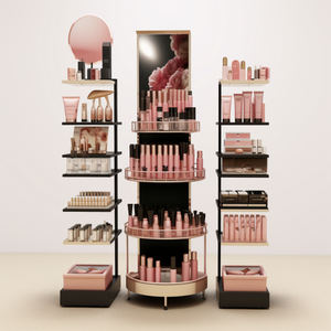 化粧品ディスプレイスタンド人気の化粧品店デザイン化粧品店小売プロモーションフロア - Product Image 5