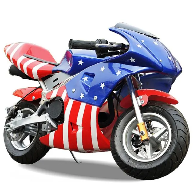 Çin'de yapılan 2 zamanlı yakıtlı motosiklet 50cc motosiklet satılık