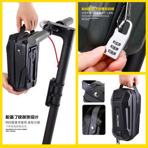 Sac de transport rigide en EVA pour trottinette électrique Wild Man GD99X, sac de porte-bagages avant pour vélo pliant avec serrure à combinaison - Product Image 2