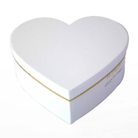 Boîtes rigides en forme de cœur personnalisables et recyclables de luxe pour cadre photo et emballage cadeau