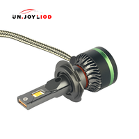 Ampoule de phare LED H7 65W 6500K avec driver externe, dissipateur thermique, ultra-lumineuse, pour voiture