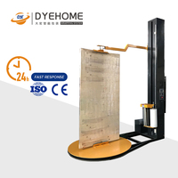 TP1650F-DCS prix d'usine plaque tournante mobile pré-étiré plaque supérieure emballage de palette machine d'emballage de palette avec plaque supérieure