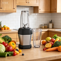 Mixeur Électrique de Cuisine, Mini Mixeur Portable, Mixeur Professionnel Rechargeable 3 en 1