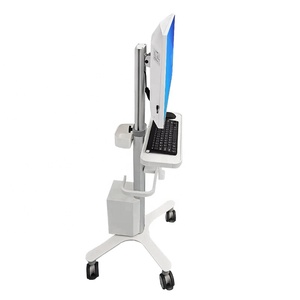 Luxurious Medical Cart All-in-one Screen PC <strong>Computer</strong> 23.8 Inch Mobile Dental <strong>Trolley</strong> for Dental Clinic Beauty Salon - Product Image 5