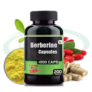 Cápsulas de berberina ASAP, suplementos OEM de clorhidrato, berberina natural Hcl, cápsulas de berberina de 400mg y 500 mg - Product Image 1