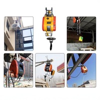 Nouvelle mini-treuil électrique King Kong 220V pour usage domestique et industriel, machine de levage rapide, treuil à câble en acier 19m/min