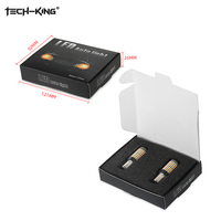 TECH KING-Clignotant à LED décodé 1156 3014 144smd 1156 BA15S BAU15S T20 1157 double contact ampoule de frein LED pour voiture