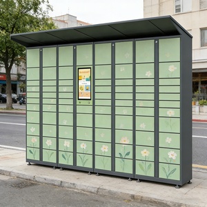 Sistema de Casilleros Inteligentes Personalizados para Paquetes, Caja de Entrega de Paquetes con Puerta de Varios Tamaños, Estación de Correo con Software OEM para Campus Universitarios - Product Image 1