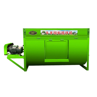 Mélangeur horizontal industriel de 7,5 kW, capacité de 3000 L, pour les grandes exploitations laitières et d'élevage bovin
