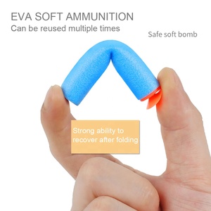 Di Vendita caldo Gioco di Tiro di emissione continua funzionamento manuale Scoppio Spugna Eva Morbida Schiuma Proiettili di Pistola Giocattolo - Product Image 3