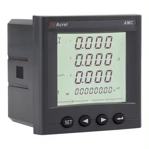 Acrel AMC96L-E4/KCM 3 phase RS485 panel mount power meter with 420 ma Analog output for industry