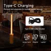 Nordic Creative Mini Délicat Portable Rechargeable Dimmable Touch LED Lampe de Table avec Mode Respiration pour Chambres de Restaurant