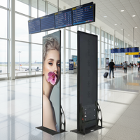 Layar LED Video Wall Warna Penuh SMD P2.5 Indoor Berperingkat IP65 untuk Poster Digital, Stand Iklan, Animasi, Toko Ritel