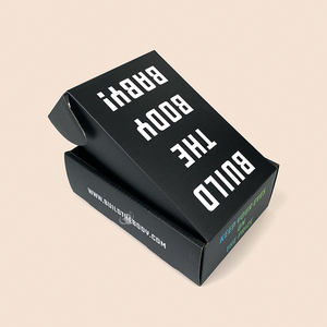 Cajas <span class=keywords><strong>de</strong></span> Envío Resistentes al Agua Personalizadas en Color Negro, con Forro <span class=keywords><strong>de</strong></span> Esponja y Relieve, para Comercio Electrónico - Product Image 4