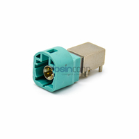 Conector Macho HSD Universal de 4 Pines, Código Z, Montaje en PCB con Orificio Pasante para Automoción LVDS
