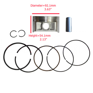Bộ Pít-tông 92Mm Cho Động Cơ ATV Polaris <span class=keywords><strong>Kazuma</strong></span> Xinyang RZR <span class=keywords><strong>Jaguar</strong></span> XY500 500CC 192MR-1004001 - Product Image 2
