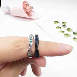 แหวนคู่แบบปรับได้, เครื่องประดับแฟชั่นคอสเพลย์อะนิเมะโจมตีแหวนไททัน - Product Image 6