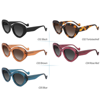 Lunettes de soleil carrées en acétate poli européen américain vintage surdimensionné pour hommes femmes CR39 UV400