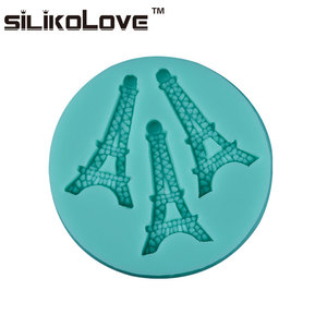 3-cavity Eiffel Tower design <b>silicone</b> pastry equipment cake baking <b>tool</b> - Product Image 6