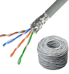 Cable Ethernet UTP Cat6 de 8 Conductores para Exteriores, Suministro de Fábrica OEM, Certificado CE/FCC, Gris/Negro, Impermeable, para CCTV - Product Image 6