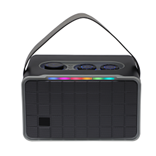 Hot Selling Active Portable Loud RGB LED Lights Wireless for V5.3 Speaker for Party with Handle Support USB/TF/FM/AUX/MIC