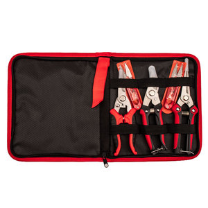 Lu Ban Pruning Shears Set 3 Piece Bypass Bird Beak Stainless Steel Red Garden Tools For Fruit Tree Orchard Trimming - Product Image 5