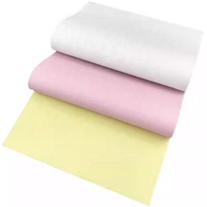 Arteck White CB CFB CF NCR Offset Printing <b>Paper</b> 48 55 60gsm Virgin Pulp <b>Roll</b> 3-ply 6-ply Carbonless Copy <b>Paper</b> - Product Image 3