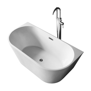 Acrilico un lato <span class=keywords><strong>contro</strong></span> il muro. Vasca da bagno indipendente per 1 persona - Product Image 5