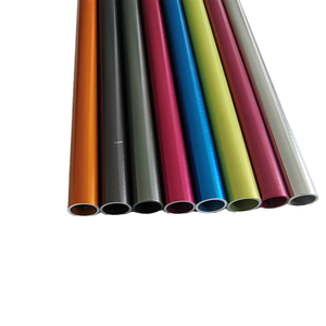 Prix usine 1 pouce de diamètre anodisé 6061 T6 <span class=keywords><strong>Tube</strong></span> en <span class=keywords><strong>aluminium</strong></span> extrudé motif <span class=keywords><strong>carré</strong></span> enduit de poudre finition flexion incluse - Product Image 1