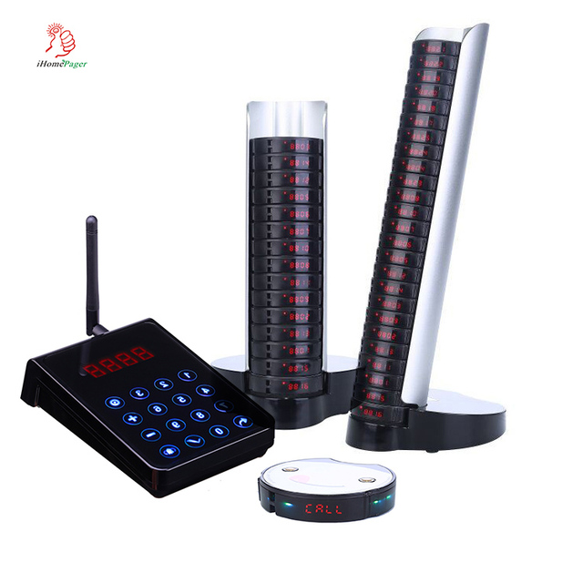 Restaurant Customer Service Device 15pcs Coaster Pagers for Cafe Clinic & Hospital-Long Range (>3000m) Waterproof