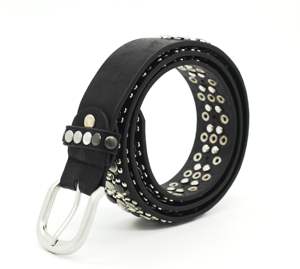 Factory <span class=keywords><strong>Outlet</strong></span> Store Ceintures de cowboy en métal à la mode pour hommes et femmes avec ceinture à rivets en cristal - Product Image 3