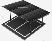 Kit de montage au sol pour carport solaire étanche, en acier au carbone, support de module photovoltaïque, surface anodisée, certifié CE, garantie 10 ans