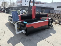 Machine de découpe laser fibre pour tôles et tubes 1500W avec mandrin rotatif pour acier au carbone, acier inoxydable, aluminium