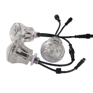 Luce LED RGBW/Rgbww/Rgbcw Intelligente da 60mm DC24v per Ruota Panoramica, Illuminazione Decorativa Indirizzabile per Parchi Divertimento - Product Image 1