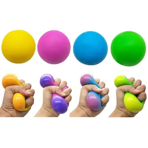 Nieuwe Stressverlichtingsballen Stressbalspeelgoed Kleurveranderende Sensorische Knijpspeelgoed Squishy Ballen Voor Tieners Kinderen En Volwassenen