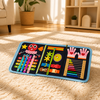 Tableau d'apprentissage en feutre personnalisé, interactif, éducatif, pour l'apprentissage précoce, vente en gros, fabricant OEM pour les acheteurs B2B