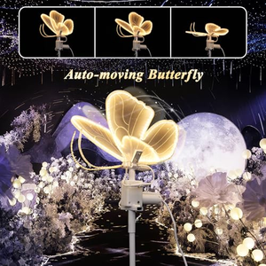 Modern Design Waterproof IP65 Motif LED <b>Butterfly</b> Lamp with Movement Event Party Decorations Led Wedding <b>Lights</b> - Product Image 3