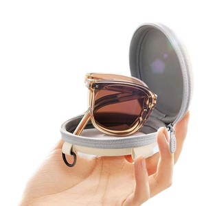 TruSight Foldable Sunglasses Polarized UV400 Full Rim Shield Unisex Lightweight Outdoor Activities <b>Case</b> Included - Product Image 2