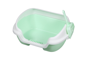 Nouveau bac à litière pour <span class=keywords><strong>chat</strong></span> semi-fermé anti-éclaboussures <span class=keywords><strong>chat</strong></span> toilette en plastique bassin étui pour animaux de compagnie grand tamisage bac à litière pour <span class=keywords><strong>chat</strong></span> - Product Image 3