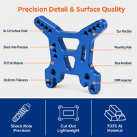 7075 铝材 CNC 钻铣加工服务 定制精密加工部件 OEM 工厂供应商 快速原型制作