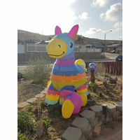 Modèle Animal Pop Up extérieur livraison gratuite logo personnalisé tête d'âne gonflable 5m/16.4ftH avec ventilateur pour la publicité